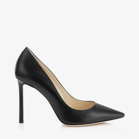 お買い得商店街 | Pumps Toe Pointy Leather Kid Black Romy 16 Fall Pre | 100 靴