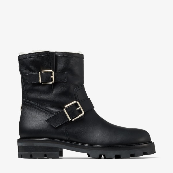 Jimmy choo shearling lined boots top