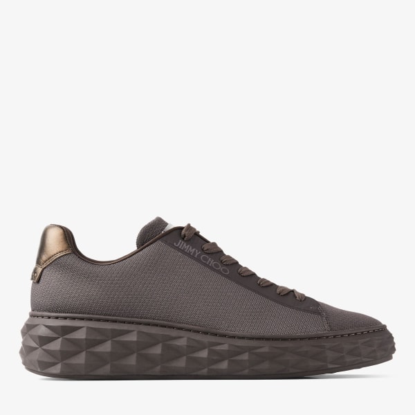 Diamond Light Maxi/M | Coffee Sustainable Knit Trainers | JIMMY CHOO