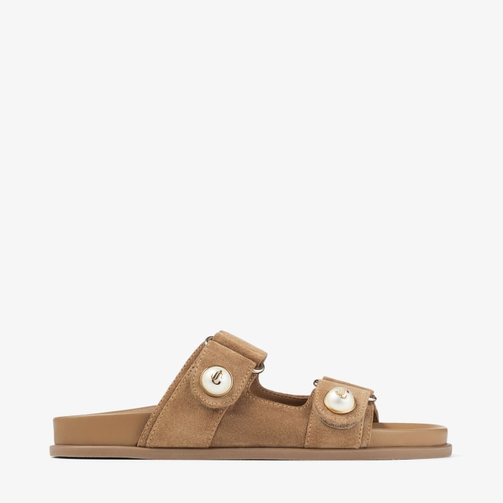 Women s Designer Slides Women s Slide Sandals JIMMY CHOO UK