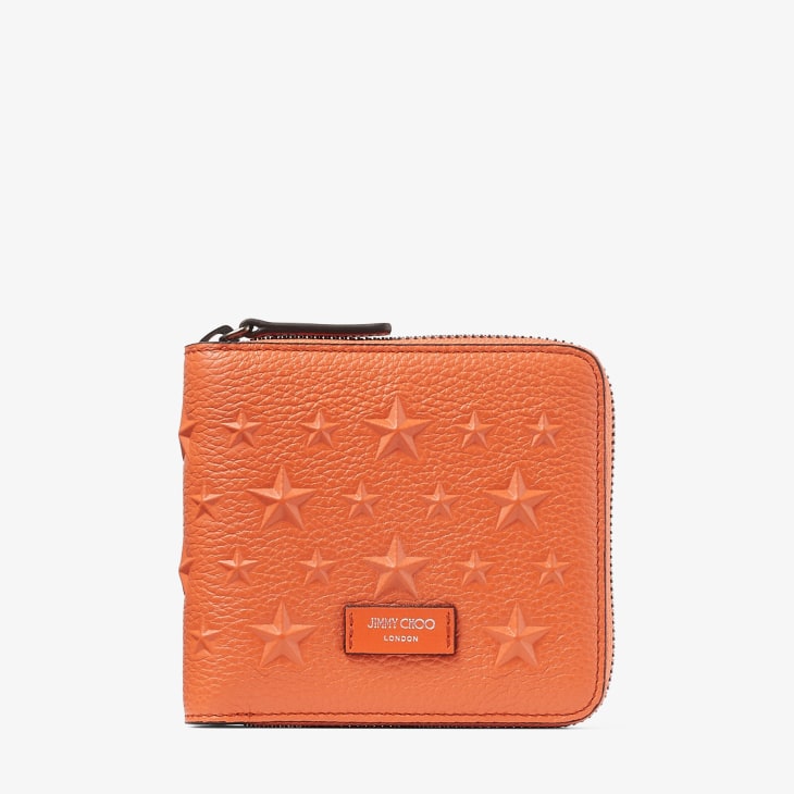 希少】ジミーチュウ JIMMY CHOO 長財布 大容量 レザー ブルー（メンズ  