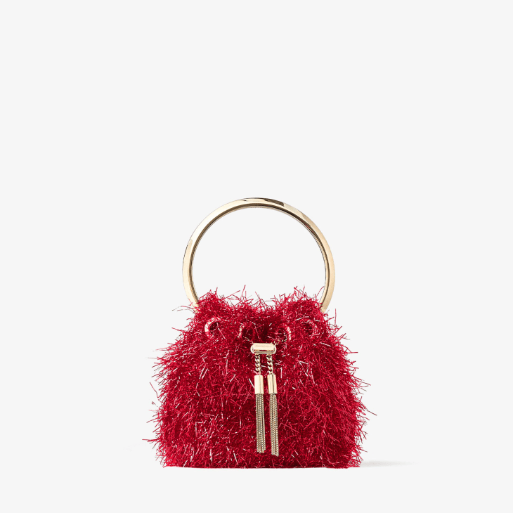 JIMMY CHOO 2way スパンコール ショルダー&クラッチバッグ