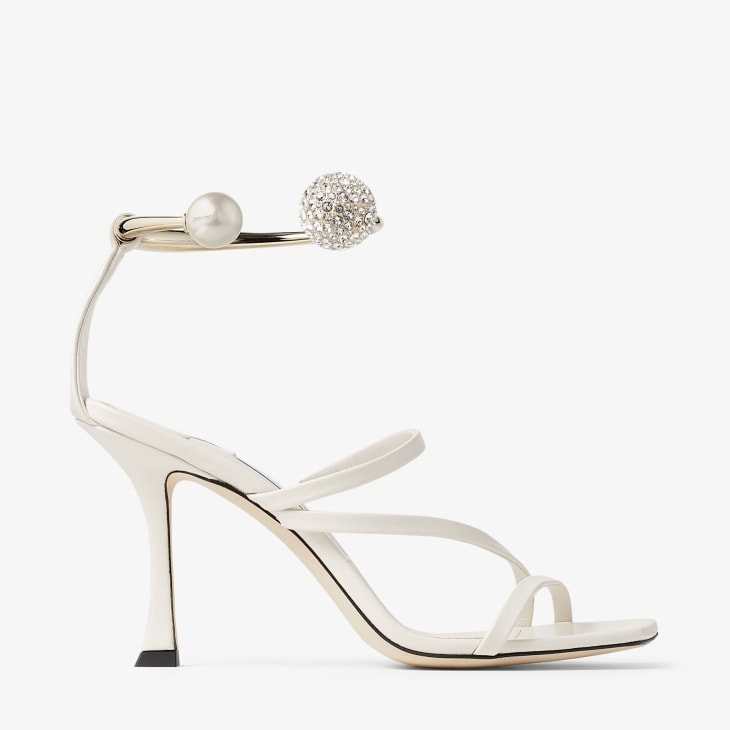 新着 中古 未使用 ジミーチュウ JIMMY CHOO 2017年 247EMILY ラメ 