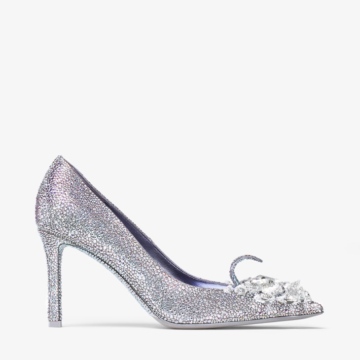 Jimmy Choo Romy 100 Silver Glitter Dégradé Pumps - Kate Middleton Shoes -  Kate's Closet