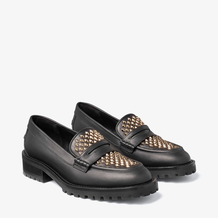 Jimmy choo studded clearance flats