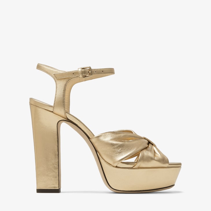 Jimmy Choo Jago 60 Leather Sandals in Natural | Lyst