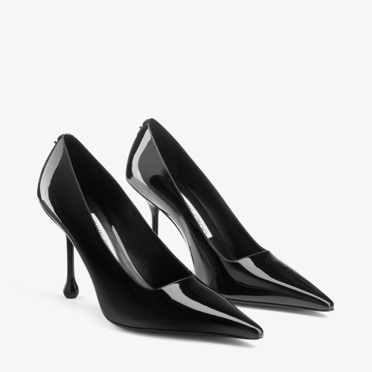 Patent Leather Thin High Heel Pumps Black 35 Factory Direct