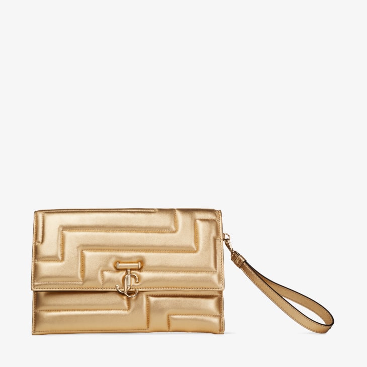 Gold Evening Bag Made in France 1950's Vintage Bag 