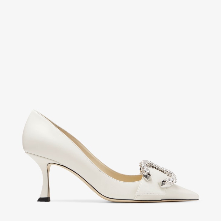 White sale designer pumps