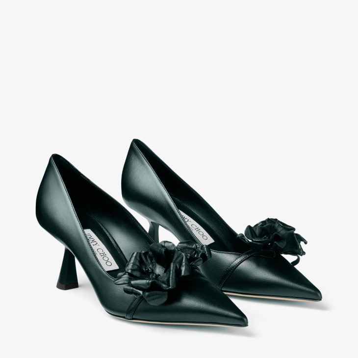 Jimmy Choo Lucele 100 Black Floral Lace Ankle Strap Heels (Size 39) | eBay-thanhphatduhoc.com.vn