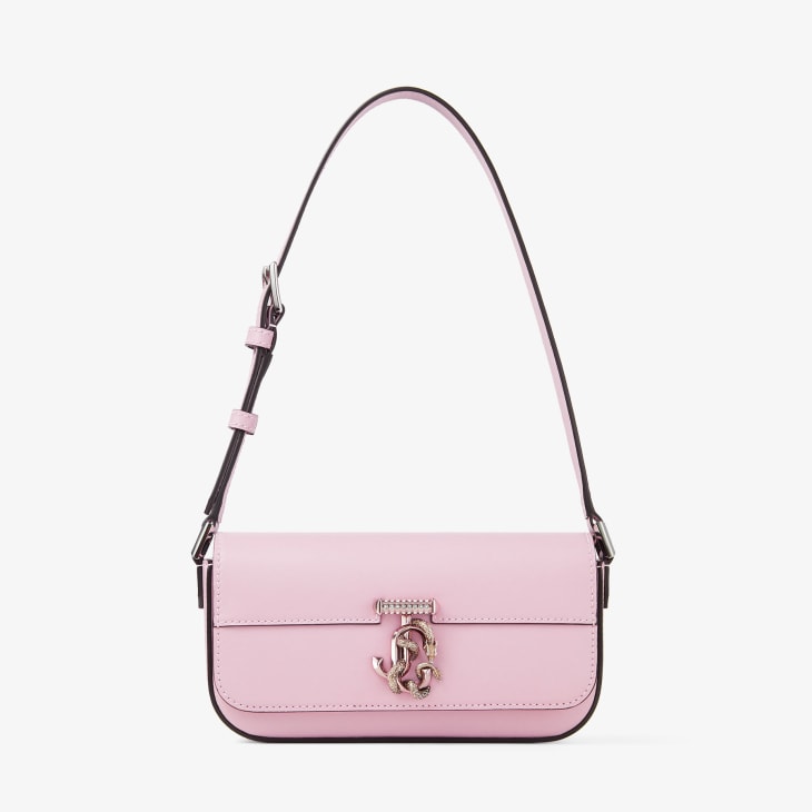 Buy Jimmy Choo Bon-Bon Nappa Leather Bag with Crystal Handle | Dusty Pink  Color Women | AJIO LUXE