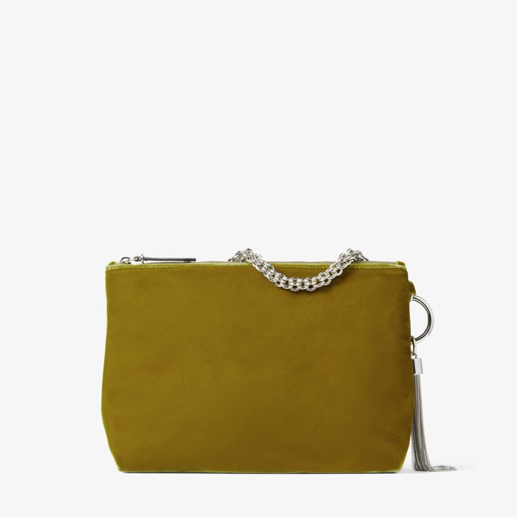 Green Clutch Evening Bag For Women Fashion Gold India