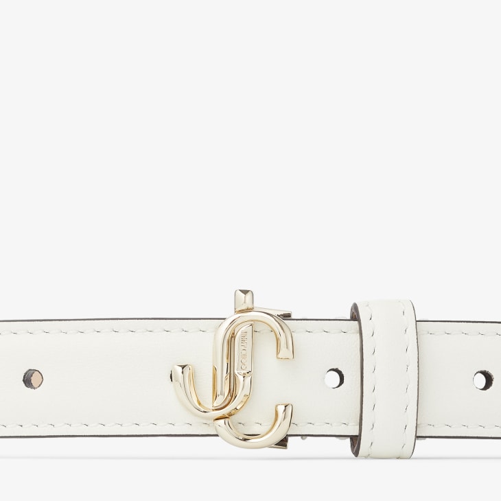 Jimmy Choo Diamond Clasp Leather Belt