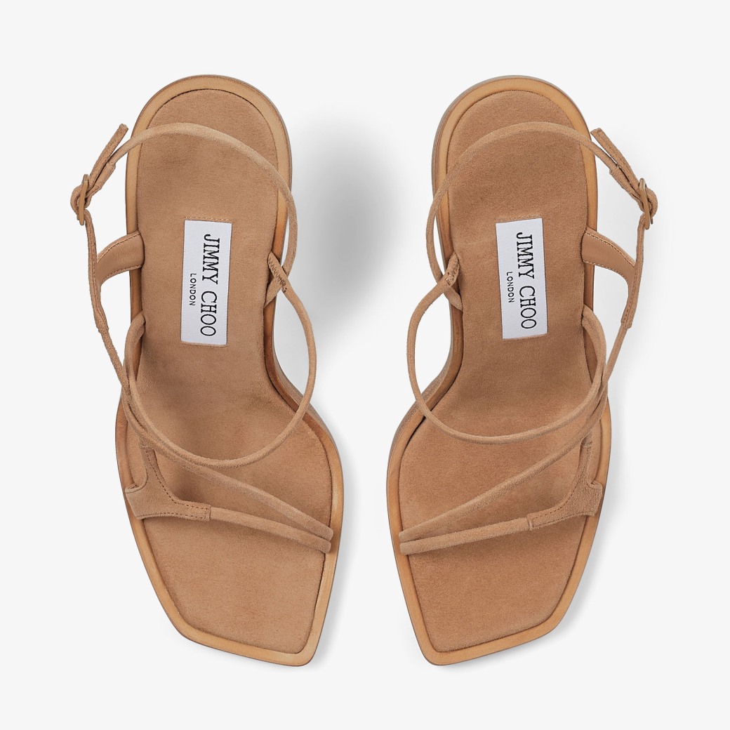 Amos 95 Biscuit Suede Sandals JIMMY CHOO