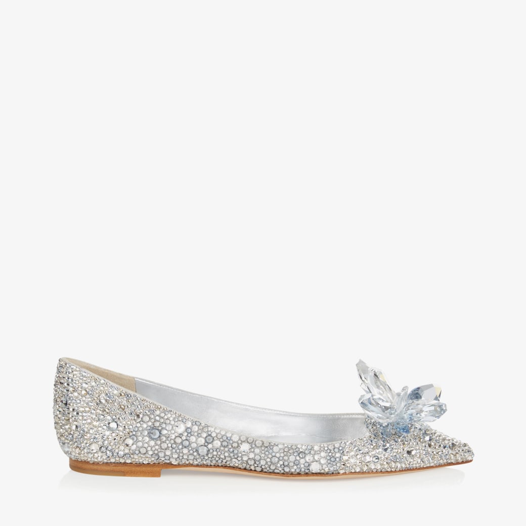 Jimmy choo crystal flats cheap