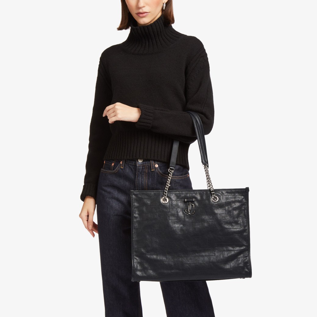 Soft quilted tote clearance bag