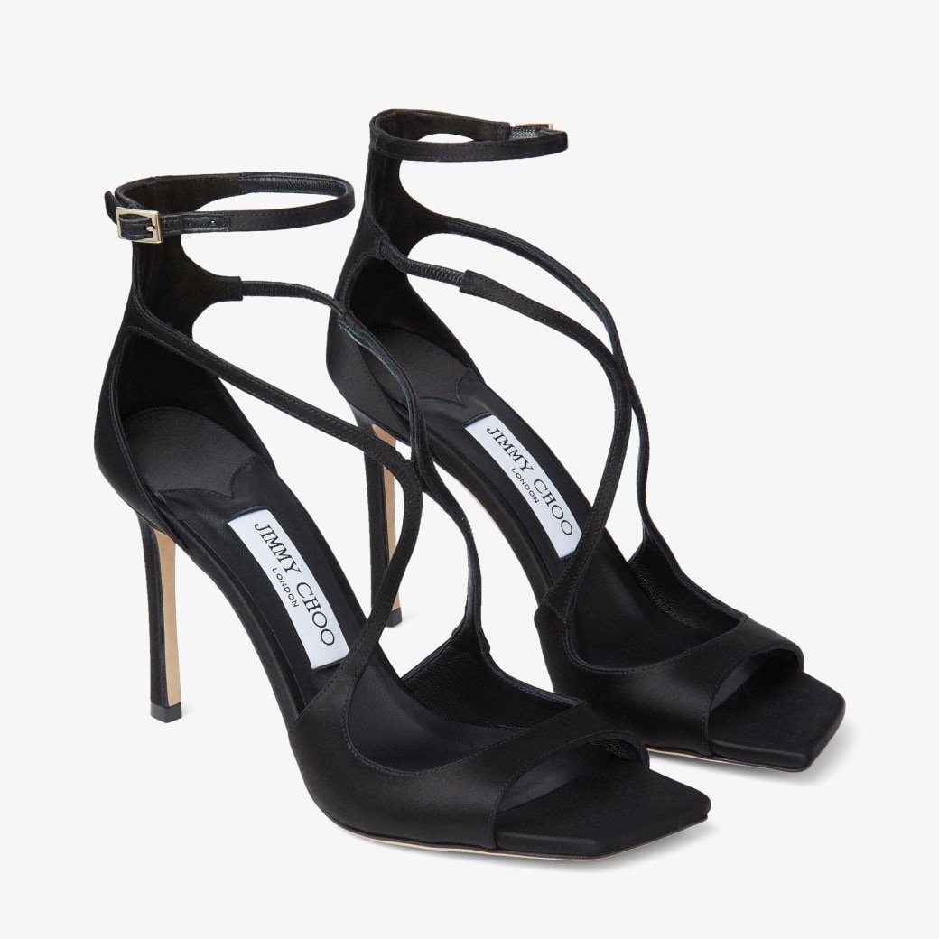 zapatos mujer moda (95)  Black strappy high heels, Heels, Sandals heels