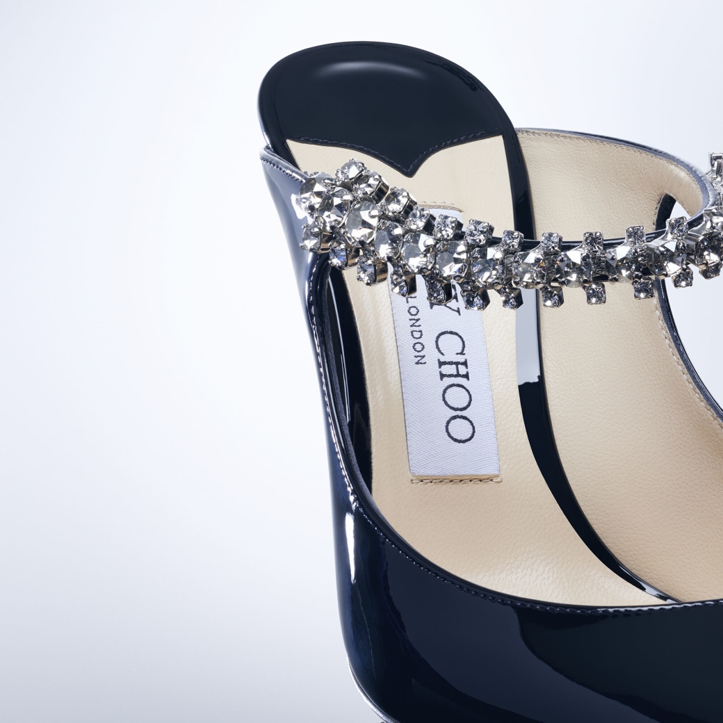 Jimmy choo black mules on sale