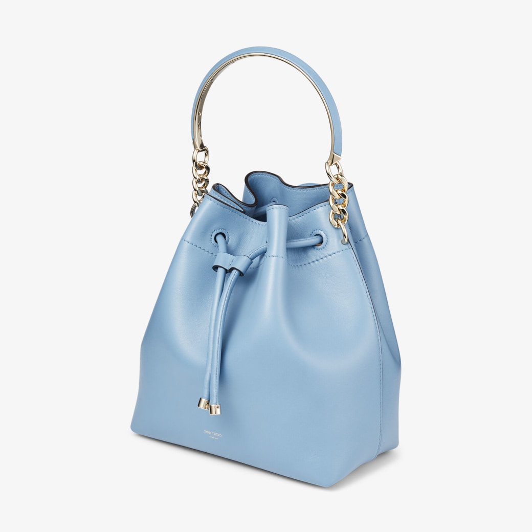 Light blue bucket bag on sale