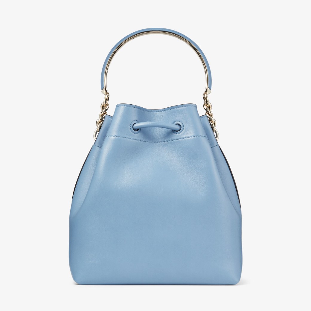 Light blue leather hot sale handbag
