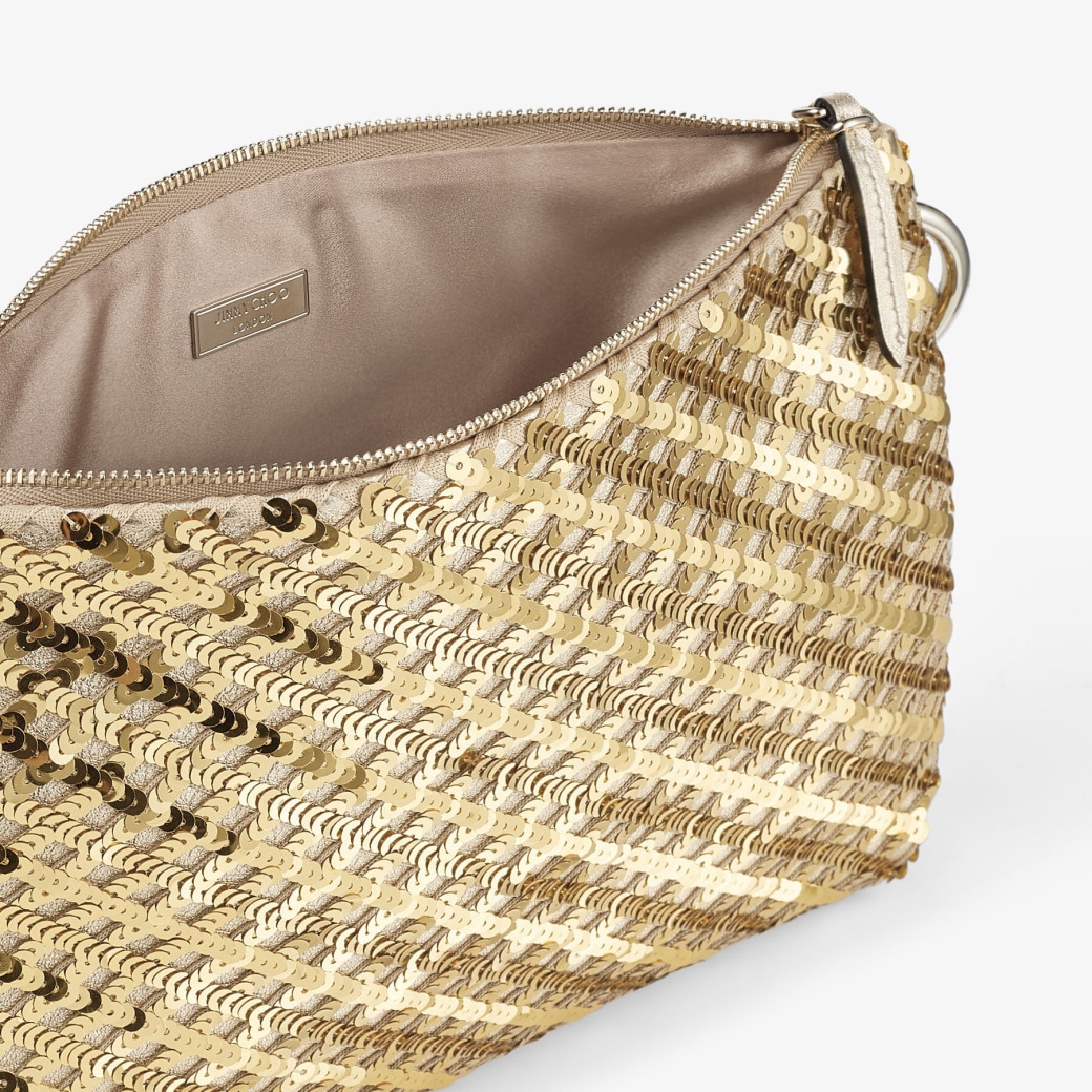 Jimmy choo shop gold handbag