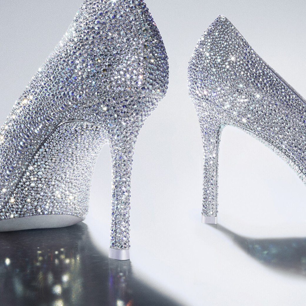 Jimmy choo cheap heels crystal