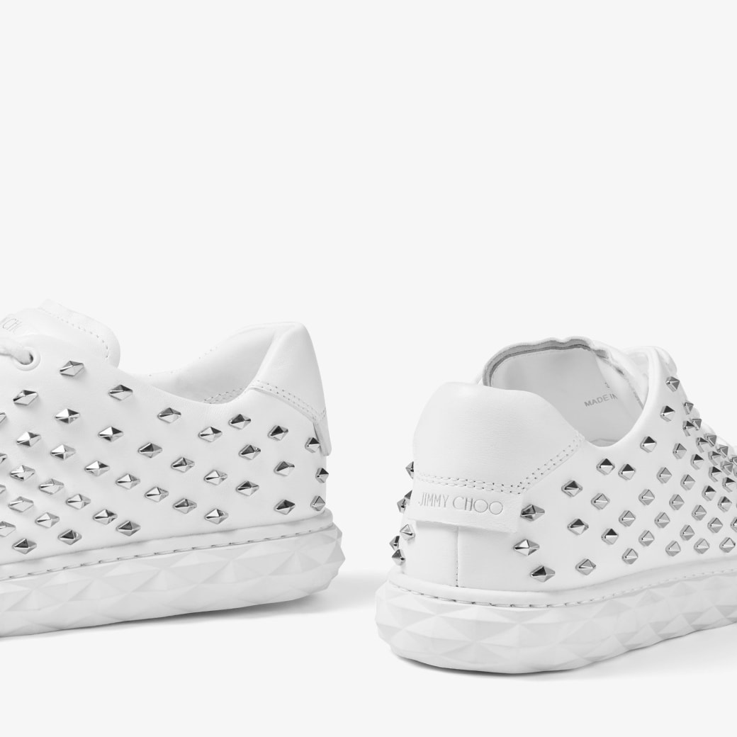 Diamond studded tennis top shoes
