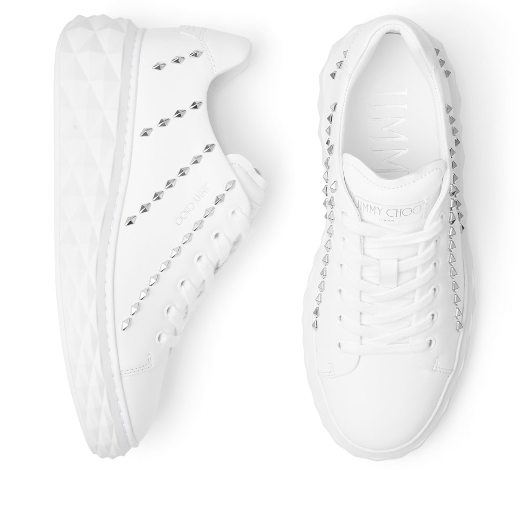 Diamond studded cheap tennis shoes
