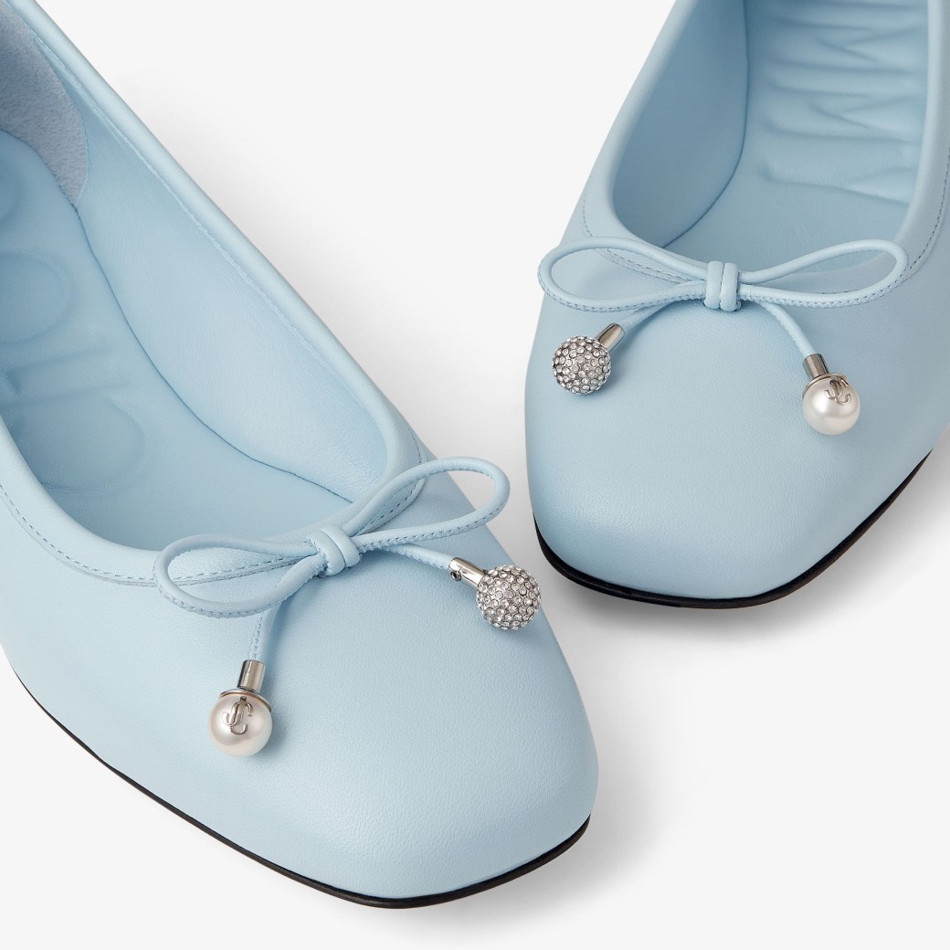 Baby blue flats online