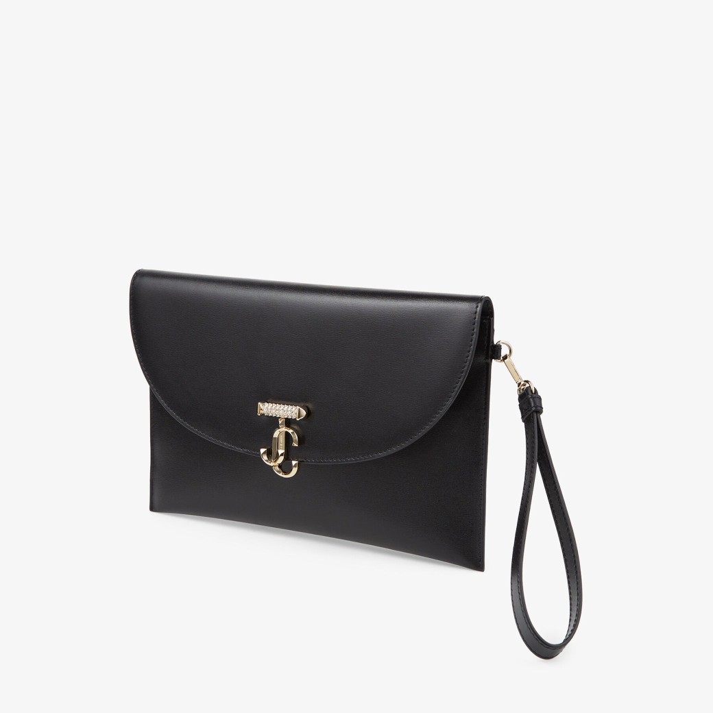 Leather envelope shop pouch