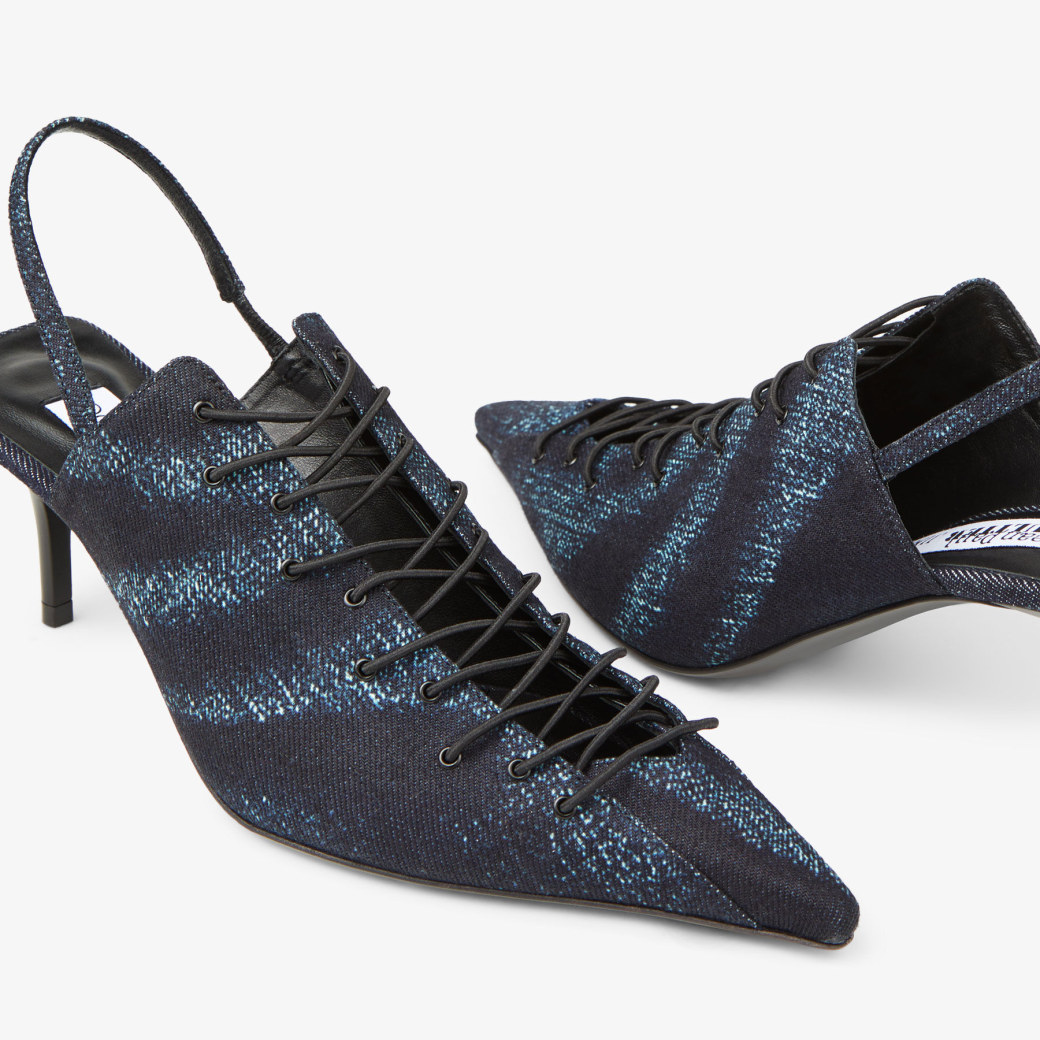 Balenciaga glitter hotsell slingback
