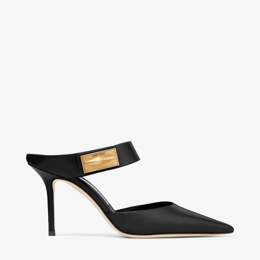 Jimmy choo black hotsell mules