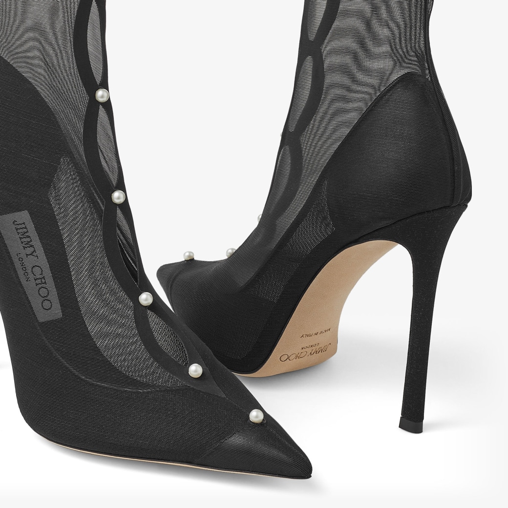 Jimmy choo henrietta tie bootie clearance