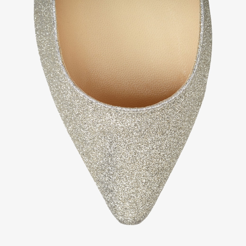 Jimmy choo sparkly flats hot sale