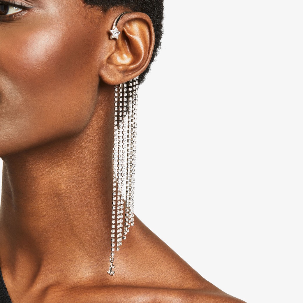 Jimmy Choo Left Fringe Ear Cuff