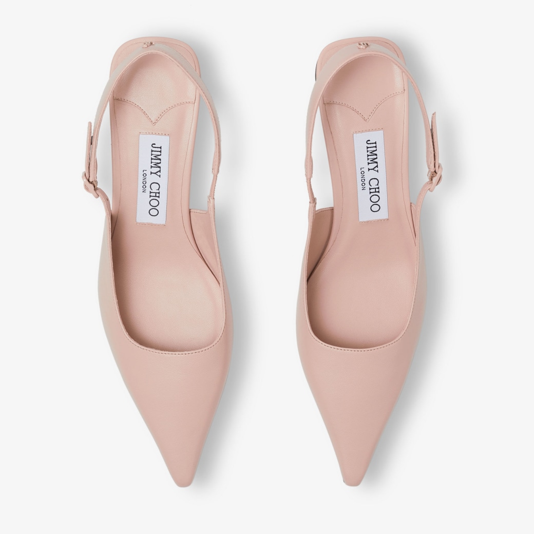 Amel 50 Macaron Nappa Leather Sling Back Pumps JIMMY CHOO