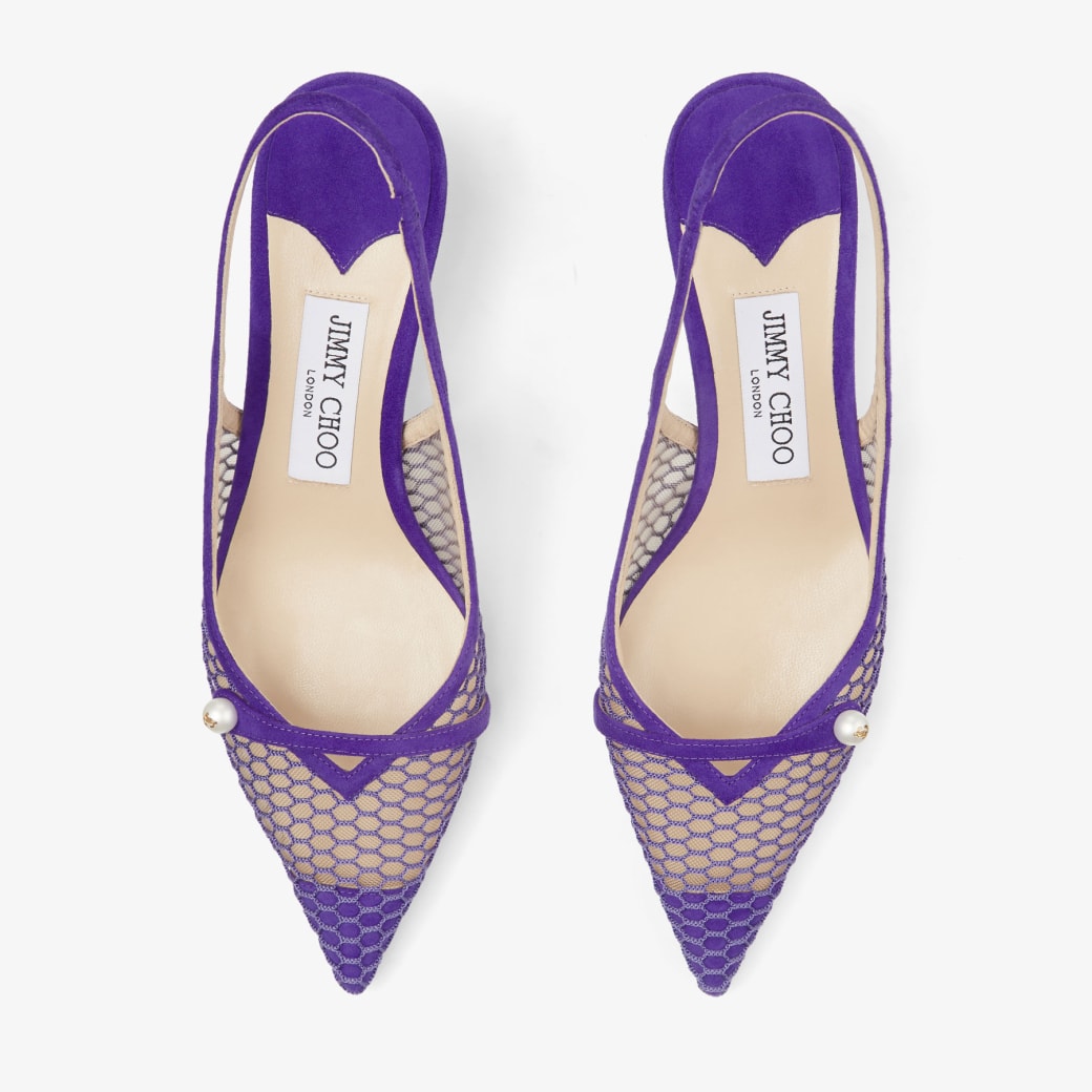 Purple jimmy top choo shoes