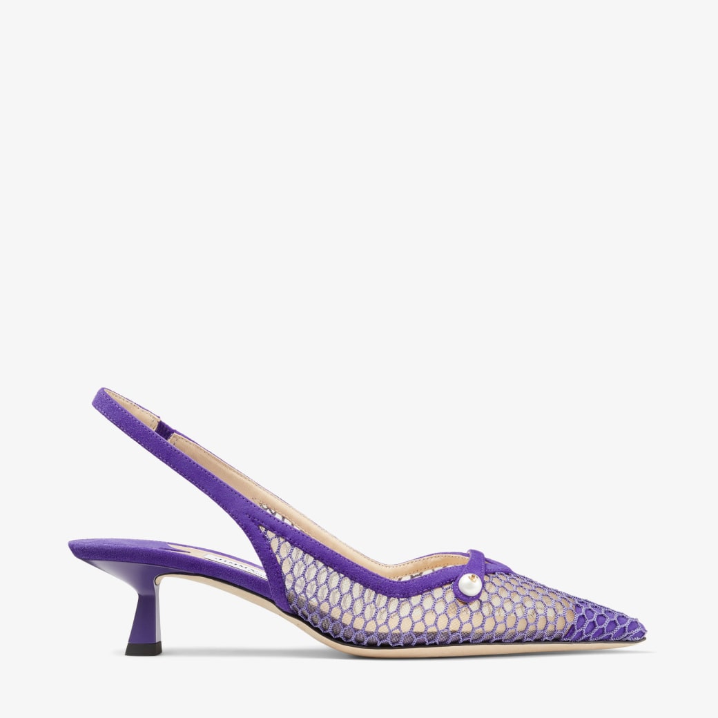 Purple jimmy top choo shoes