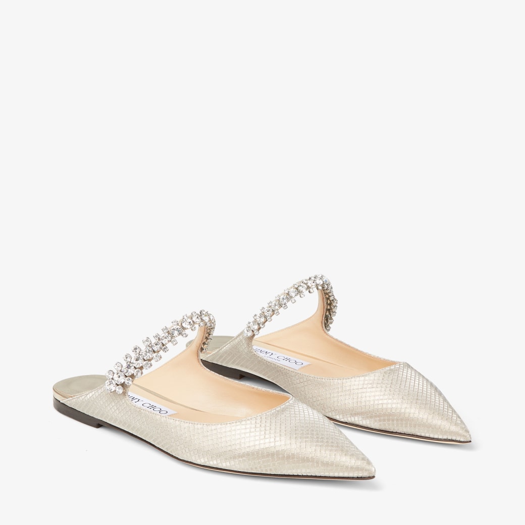 Jimmy choo bing flat clearance mules