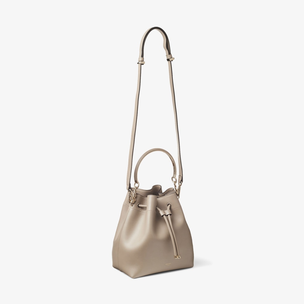Mini leather sales bucket bag