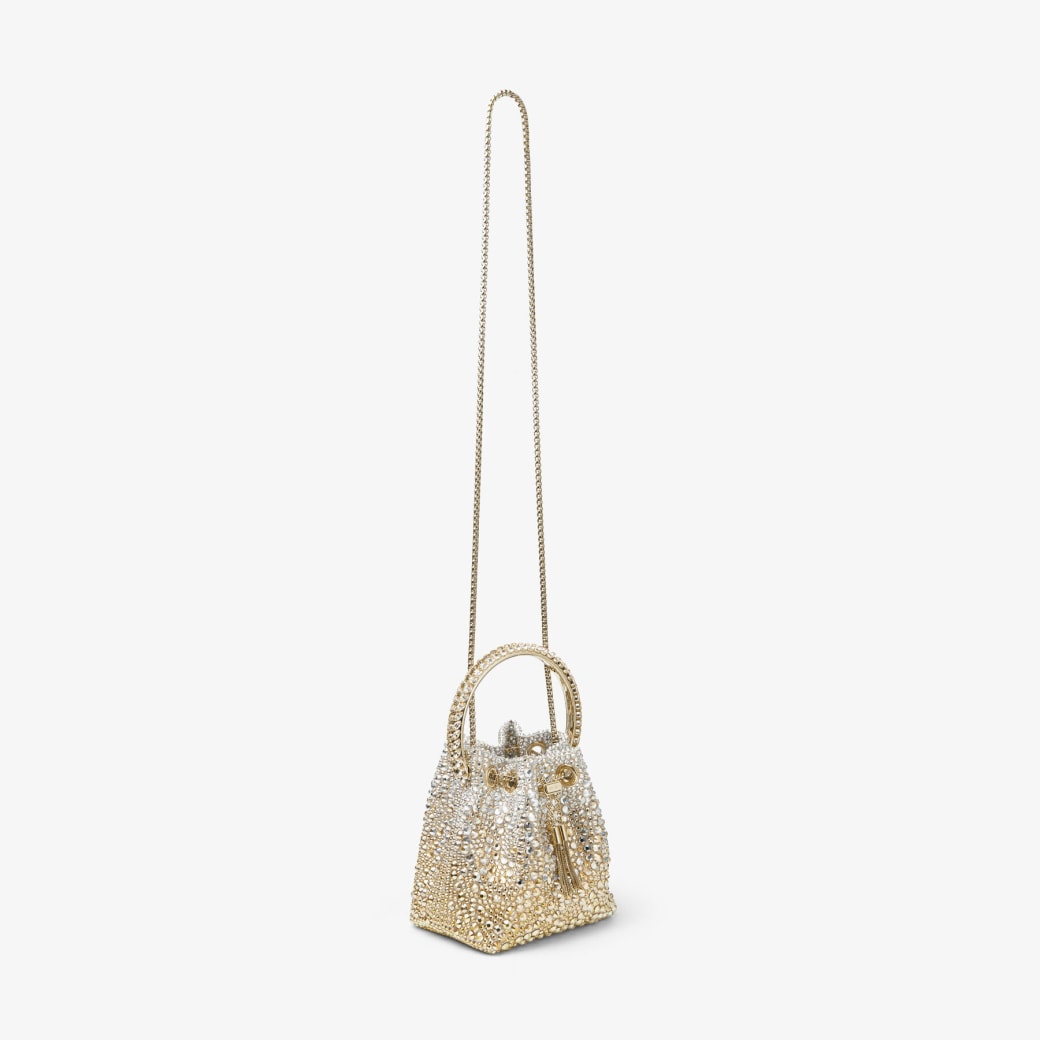 Gold jimmy choo bag hotsell