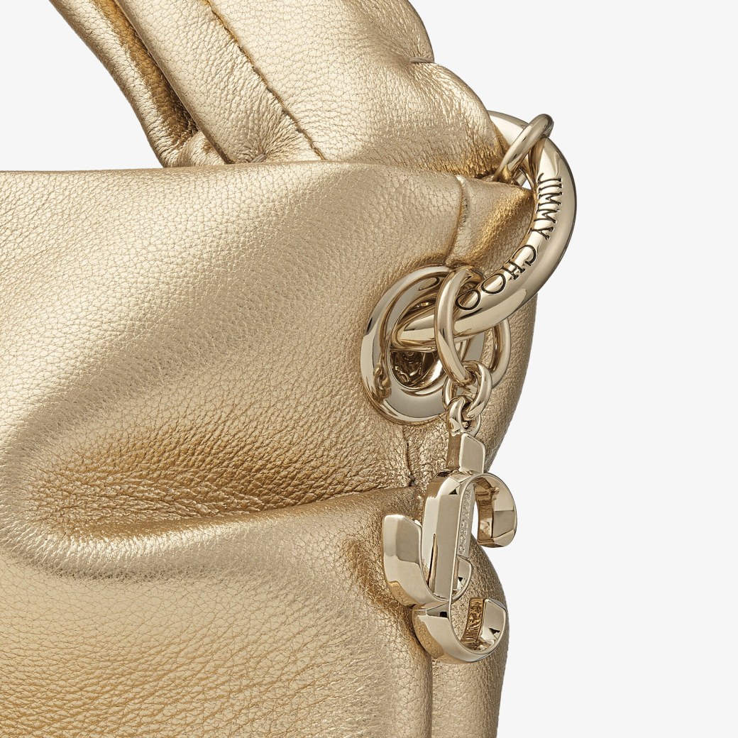 Gold jimmy sales choo bag