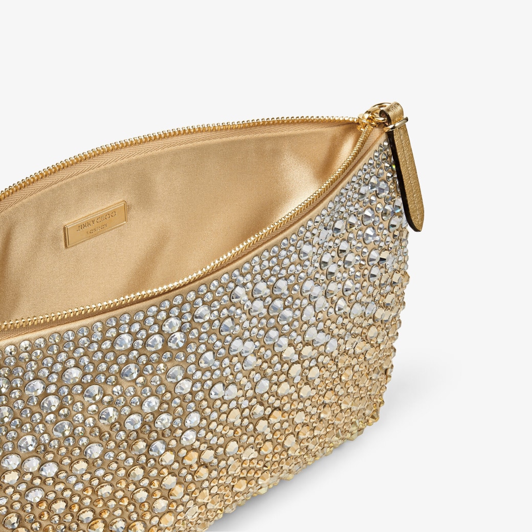 Jimmy choo clearance gold clutch