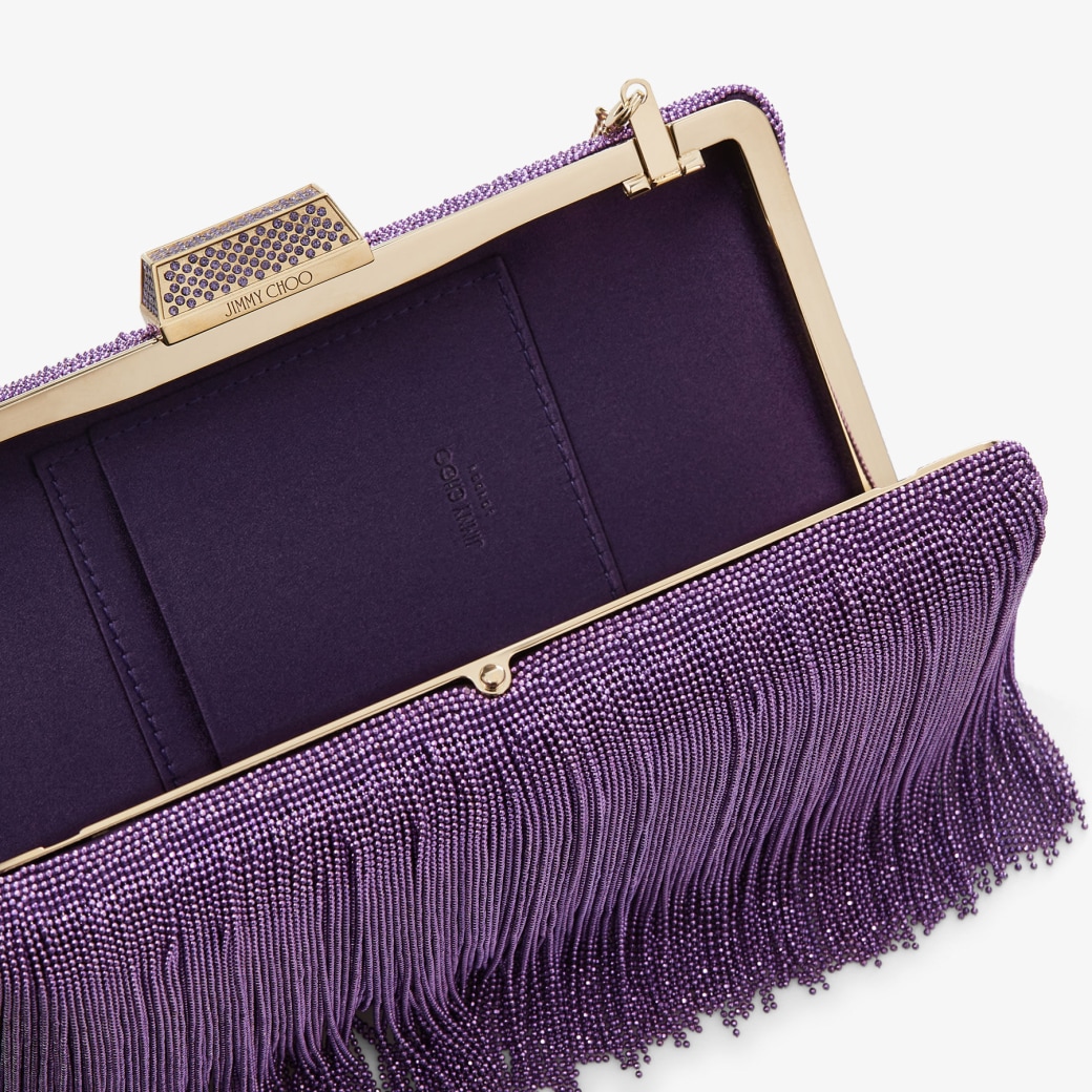 Fringe evening bag best sale