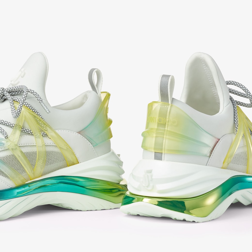 COSMOS F Unicorn Mix Neoprene and Mesh Low Top Trainers Winter