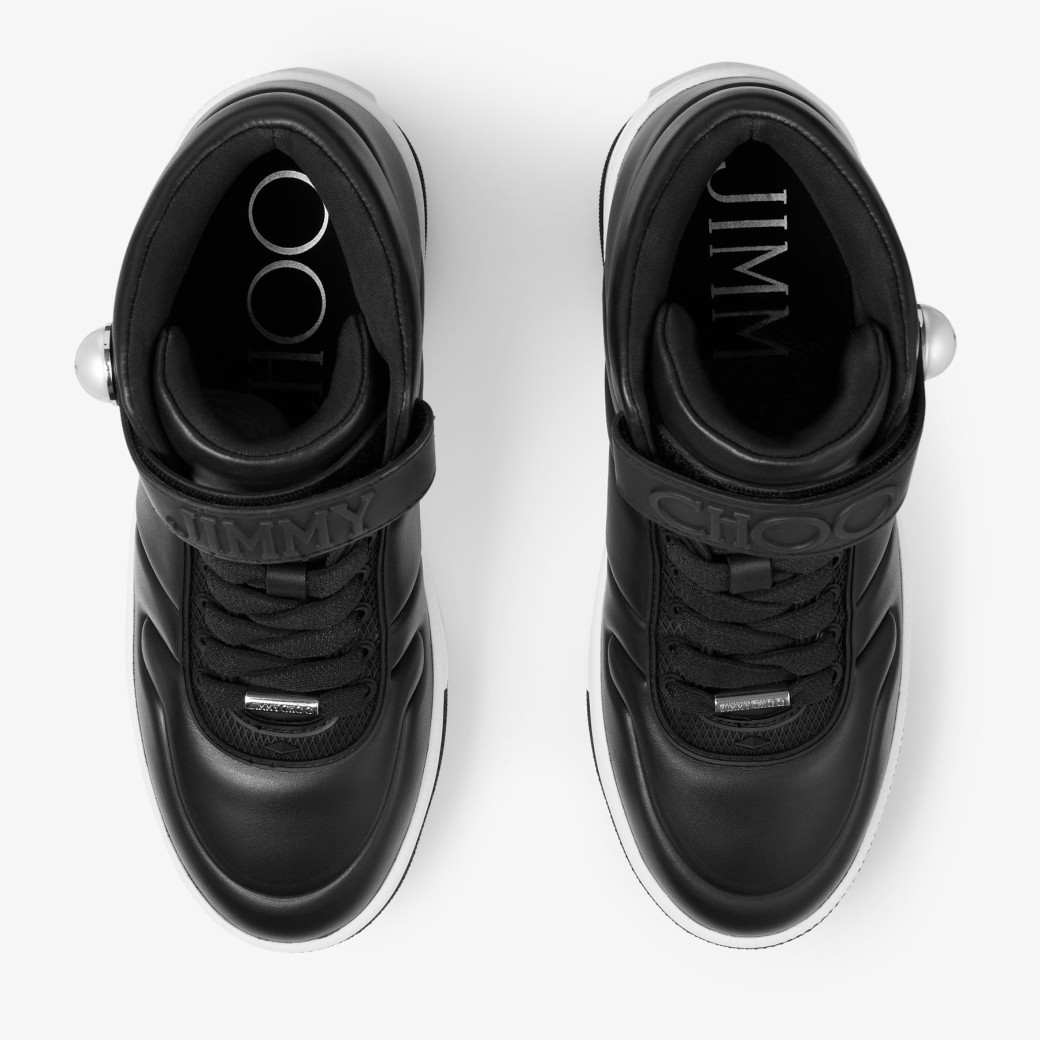 Del Mar Black Calf Leather Trainer JIMMY CHOO