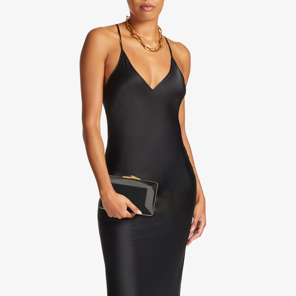 Jimmy choo box clutch deals