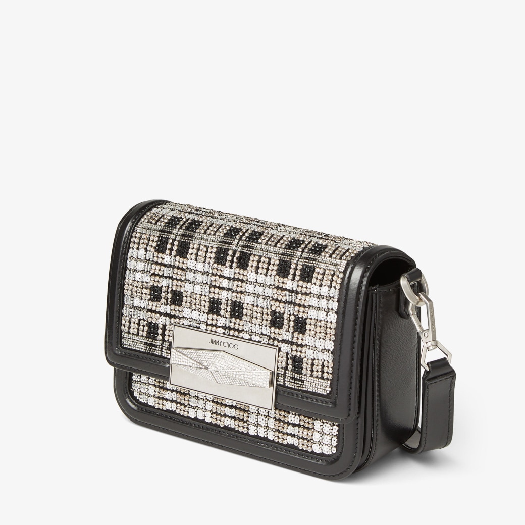 Jimmy choo black crossbody bag sales