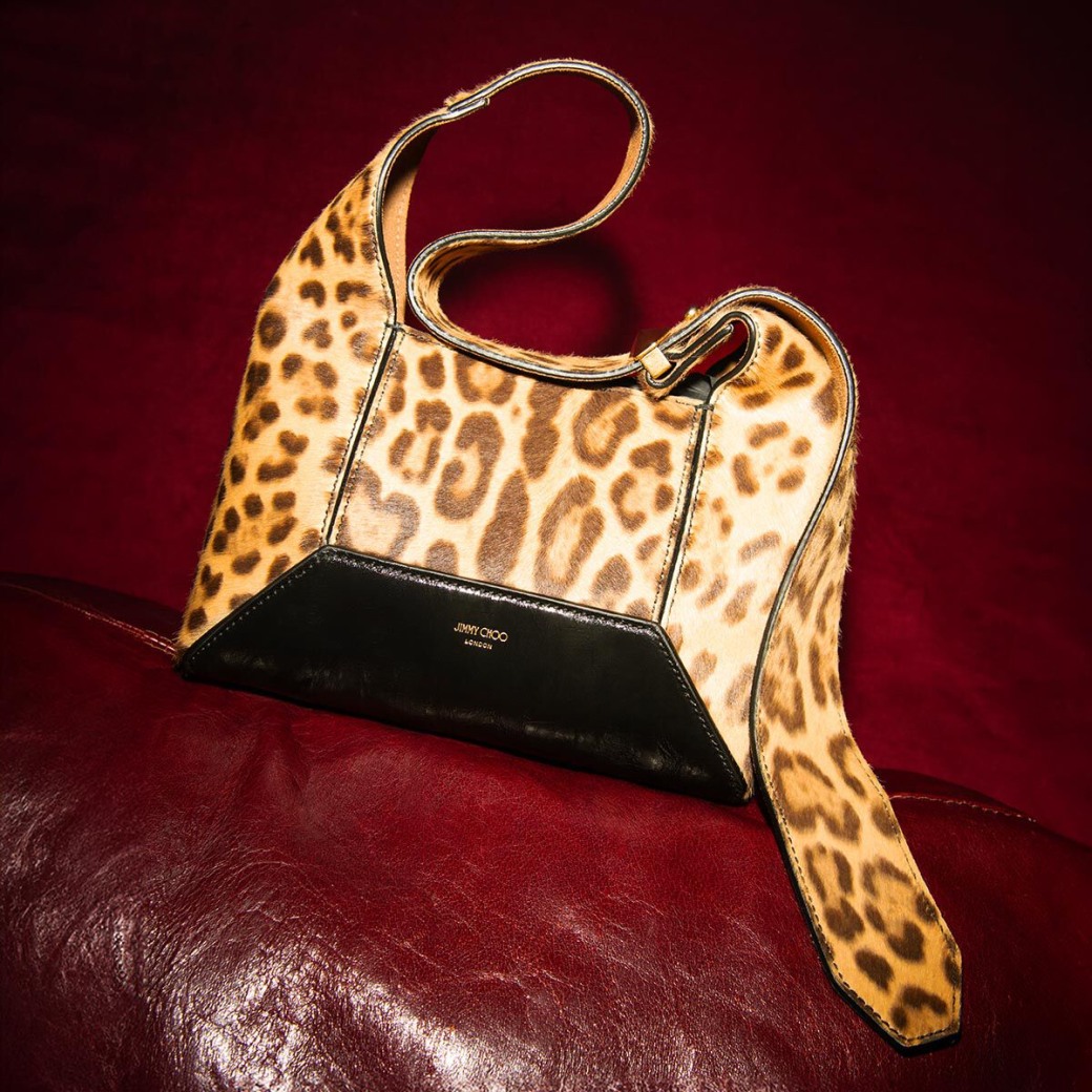 Jimmy choo animal print bag clearance