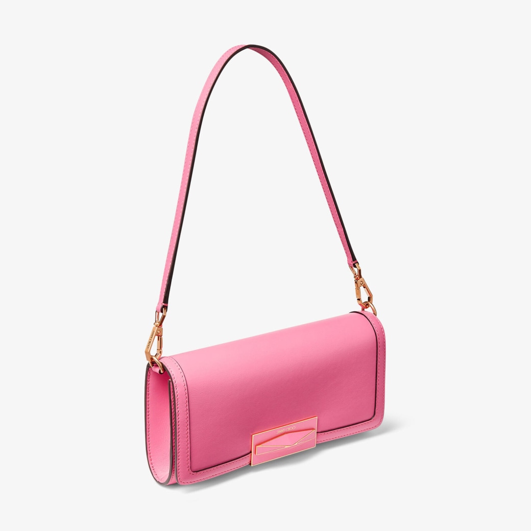 Diamond Crossbody, Candy Pink Smooth Calf Leather Bag